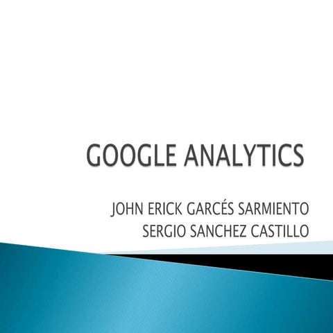 Manual google analytics | PPTX