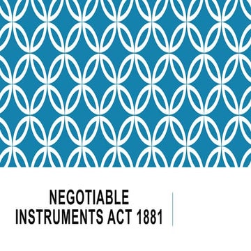 Negotiable instrument act for students.ppt