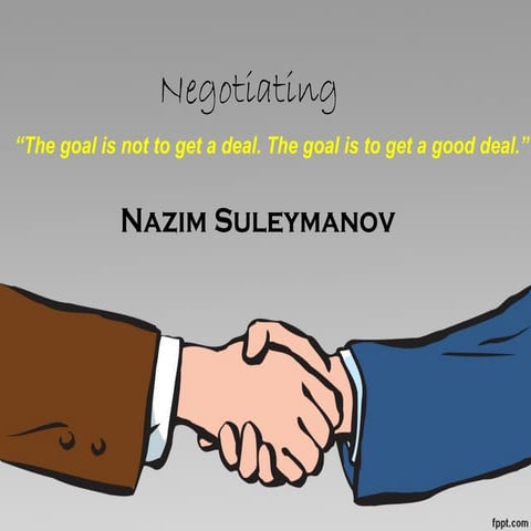Negotiating | PPT