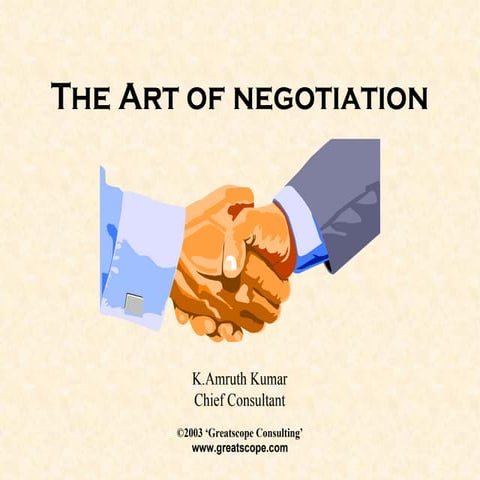 Negotiation strategies review | PPT