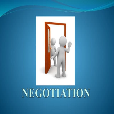 Negotiation,Definition,Types, Preparation Of Negotiation,Duties Of ...