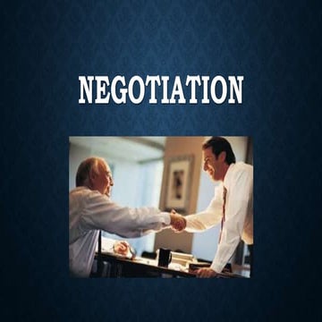 Negotiation
