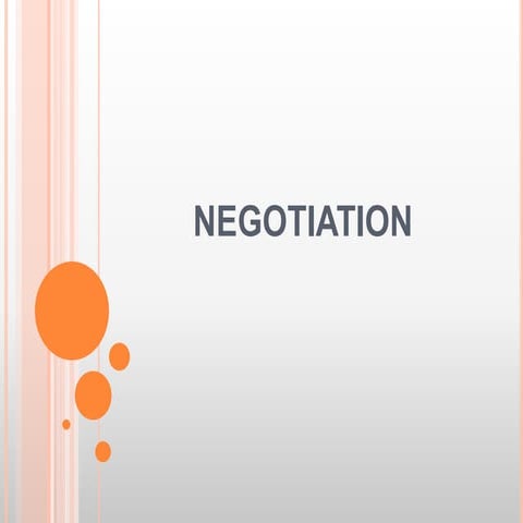 Negotiation