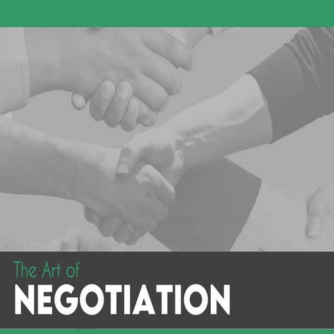 The Art of Negotiation