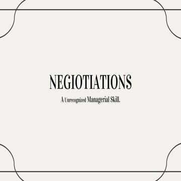 Negotiation , Importance in business and personal life