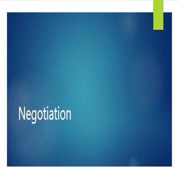 Negotiation tatatics for the work places