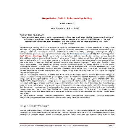 Sales script moduls | PDF