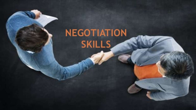 Negotiation skills