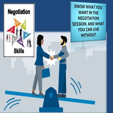 Negotiation skills