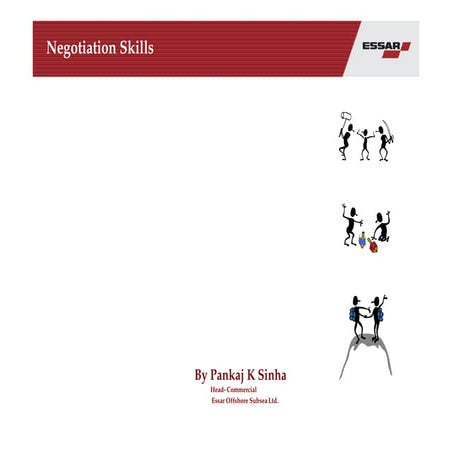 Negotiation Skills-Pankaj Sinha