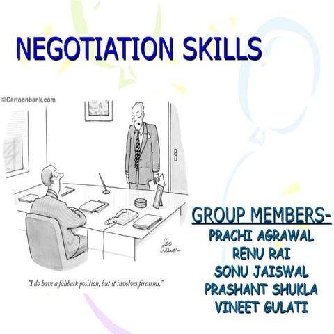 Negotiation skills (2)