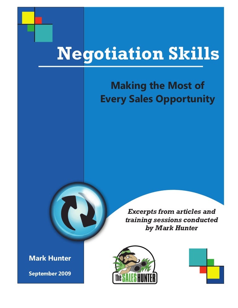 Sales Negotiation Skills ebook