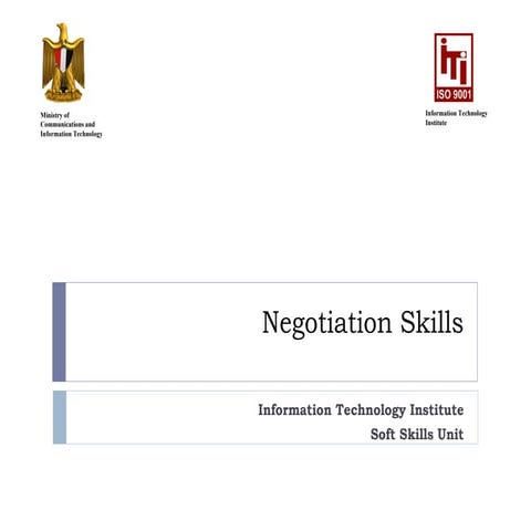 Negotiation Skills Updated