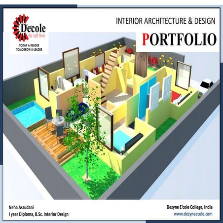 Neha assudani B.Sc. Interior Design ( Residential Design Portfolio)