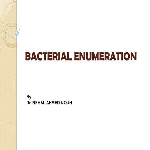 Nehal bacterial enumeration