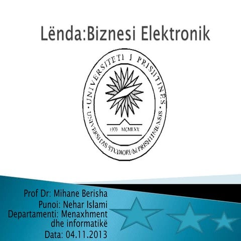 Nehar islami   Biznes elektronik