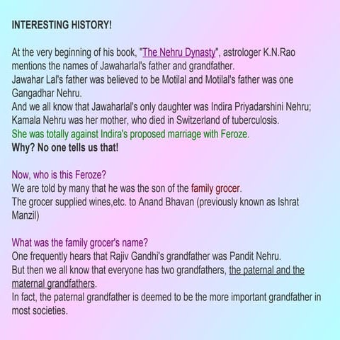 Nehru gandhi family_secrets