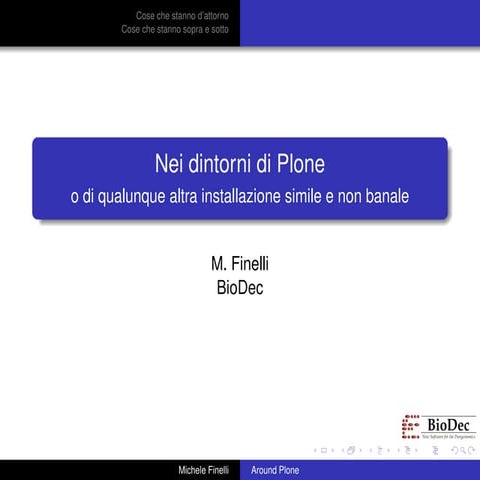 Nei dintorni di Plone