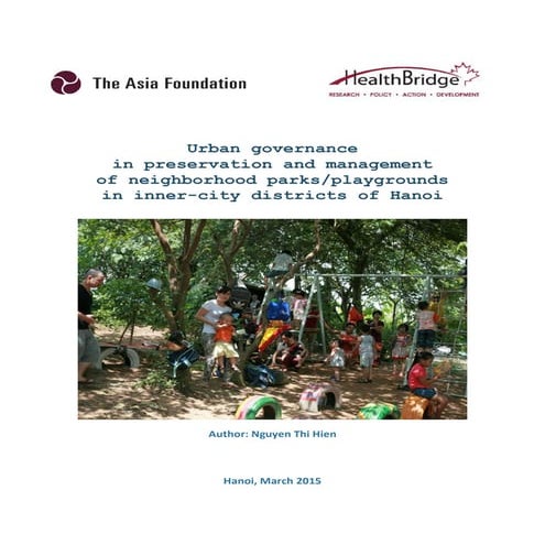 Neighborhood park report