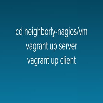 Neighborly nagios