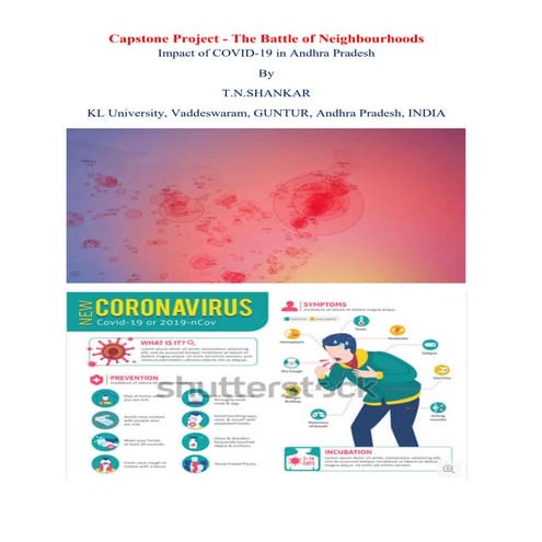 Capstone Project - The Battle of Neighbourhoods  Impact of COVID-19 in Andhra...