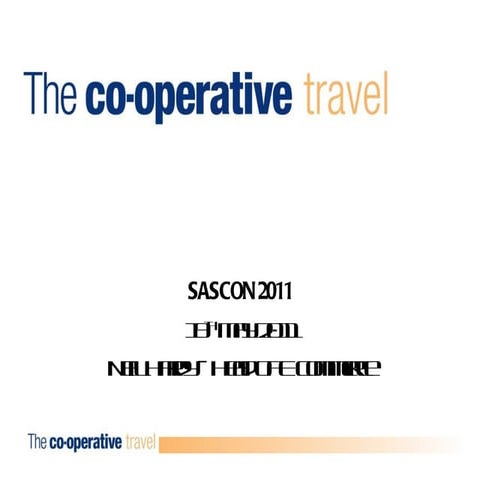 SAScon Market Focus – Travel - Neil Hardy