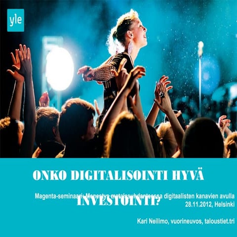 Kari Neilimo Magentan aamiaisseminaarissa 28.11.2012