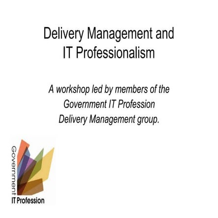 Neil Moore   Delivery Management