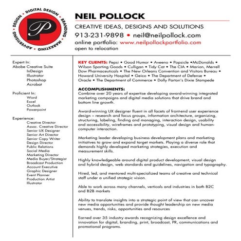 Neil Pollock Resume | PDF