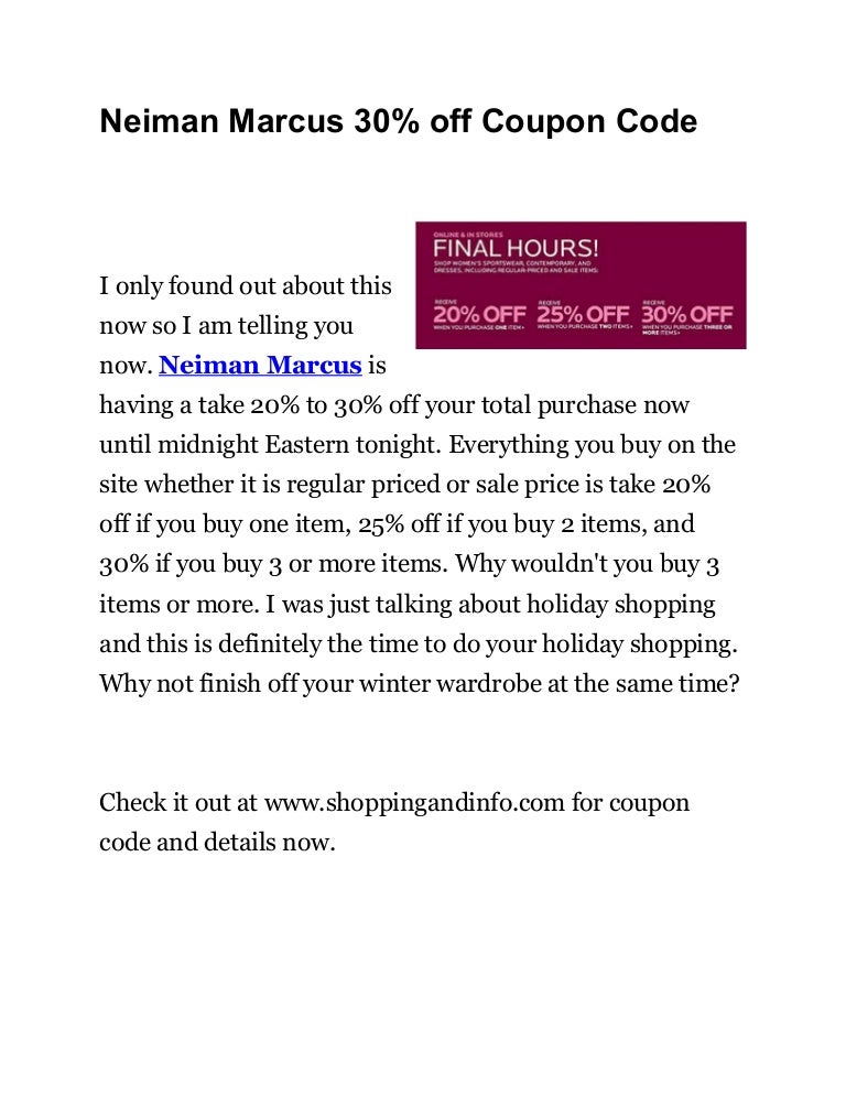 Neiman marcus 30_off_coupon_code