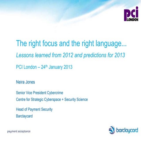 Neira jones pci london january 2013 pdf ready