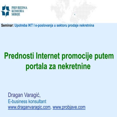 Prednosti Internet promocije putem portala za nekretnine
