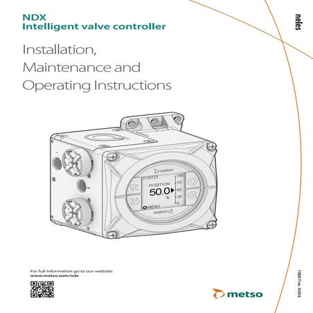 Neles NDX Intelligent Valve Positioner