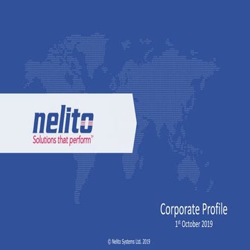 Nelito System Company Credentials