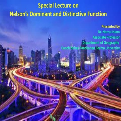 Nelson's dominant and distinctiveness  Function