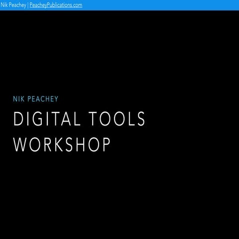 Digital Tools Workshop