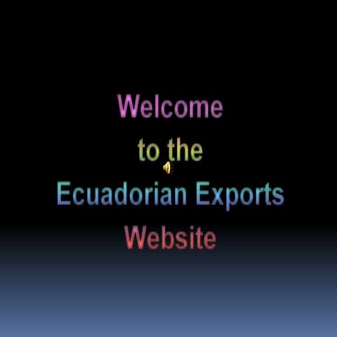 Ecuadorian Exports Website