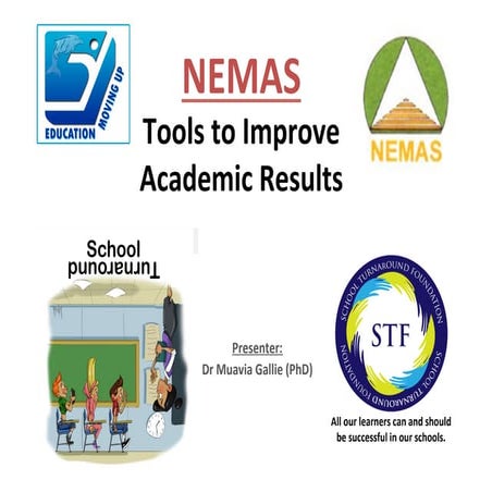 NEMAS - Tools to improve academic results