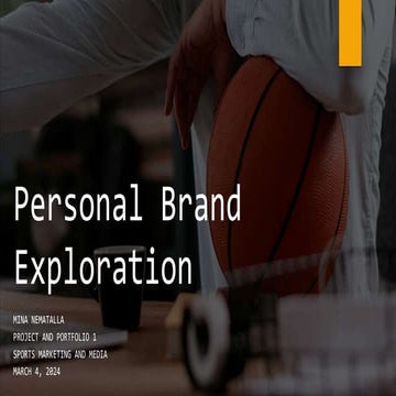 Personal Brand Exploration Presentation. | PPTX