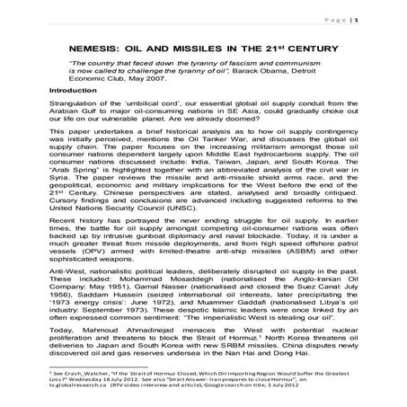 Nemesis in the 21st century   draft 15 - 3 june  2013