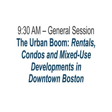 Marcus & Millichap / IPA Multifamily Forum: New England Speaker Slide Compila...