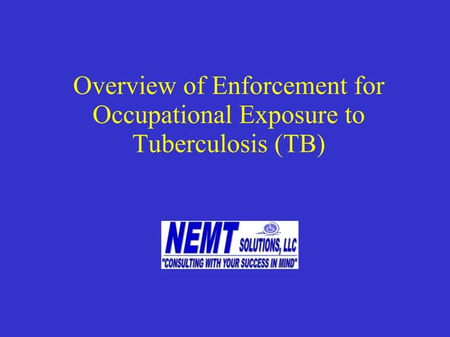 Nemt solutions tuberculosis awareness 2.4.08