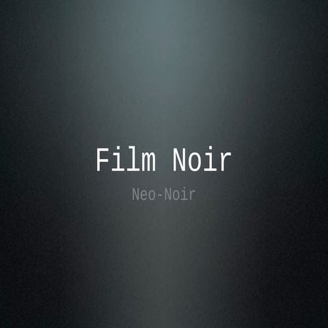 Neo-Noir 