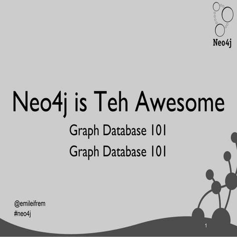 raph Databases with Neo4j – Emil Eifrem