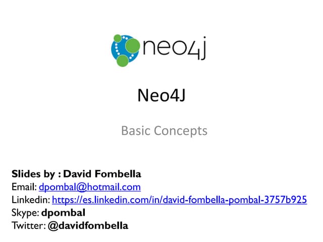 Neo4j Introduction (Basics, Cypher, RDBMS to GRAPH) 