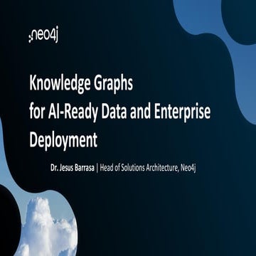 Knowledge Graphs for AI-Ready Data and Enterprise Deployment - Gartner IT Sym...