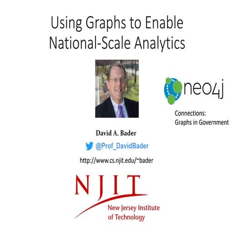 Using Graphs to Enable National-Scale Analytics