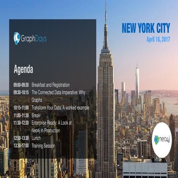 The Connected Data Imperative: Why Graphs? at Neo4j GraphDay New York City