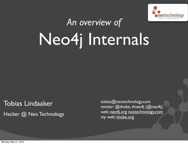An overview of Neo4j Internals