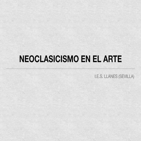 Neoclasicismo